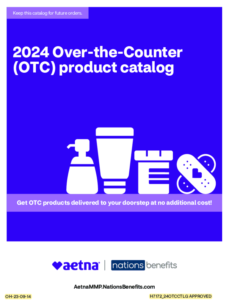 Fillable Online 2024 OvertheCounter (OTC) product catalog. 2024 Over