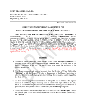 when recorded mail to: bear river water conservancy district