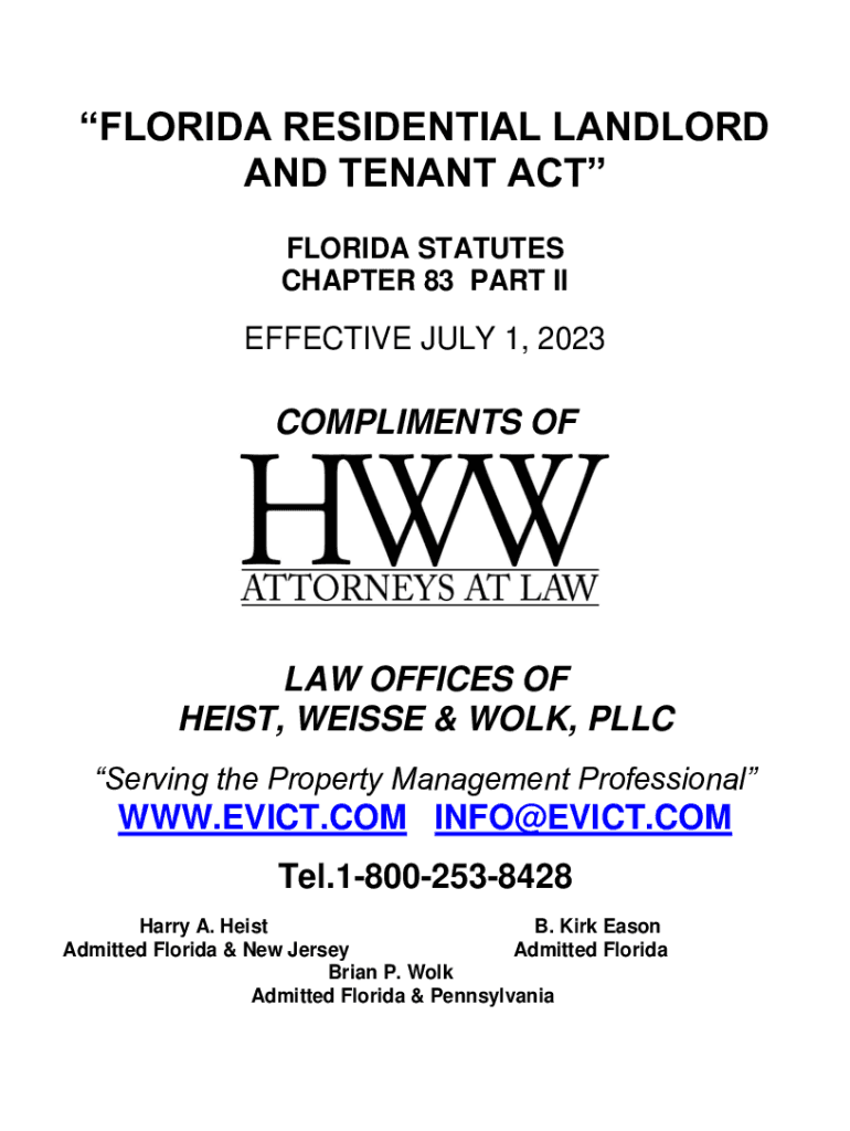 Fillable Online HEIST, WEISSE & WOLK The Property Manager's Partner