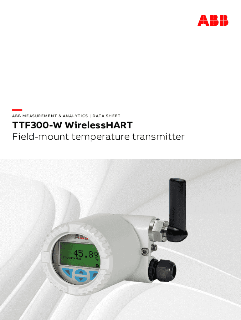 Fillable Online Probe headmounted temperature transmitter TTF300W