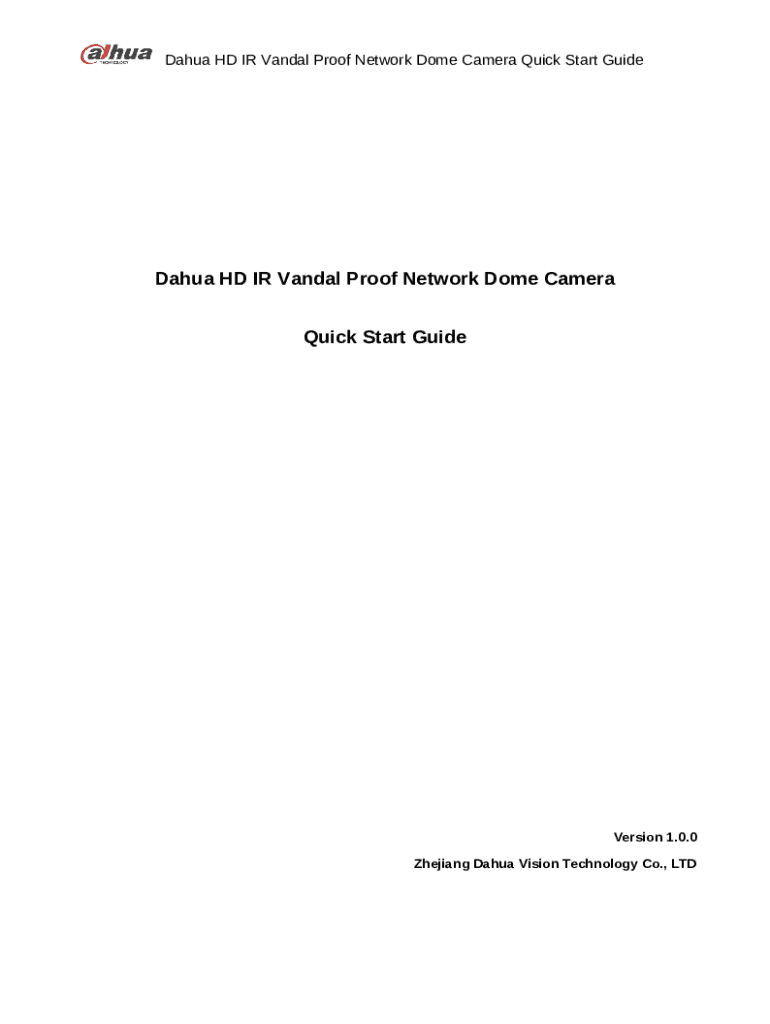 High Definition Ir Vandal Proof Digital Dome Camera Doc Template