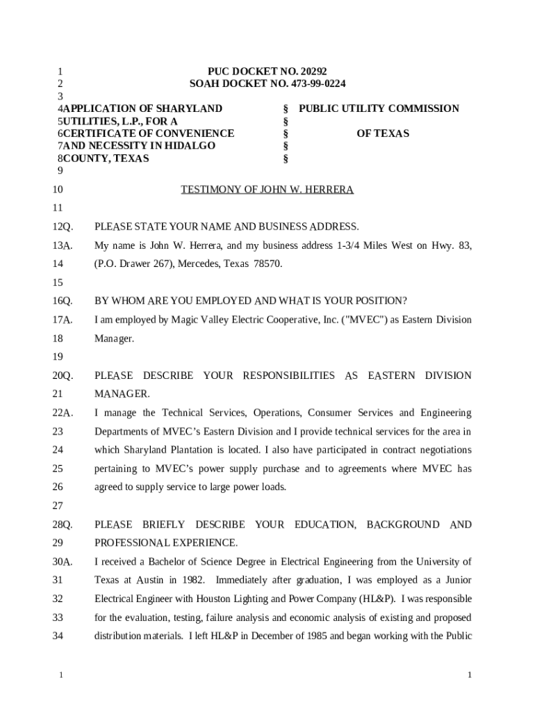 Hidalgo County Records Doc Template pdfFiller