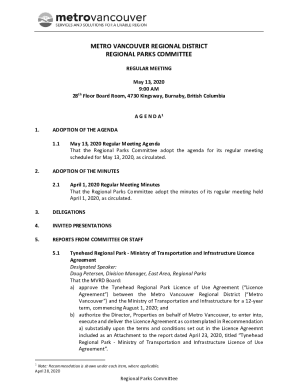 Regional Parks Committee Agenda Package - October 14, ...