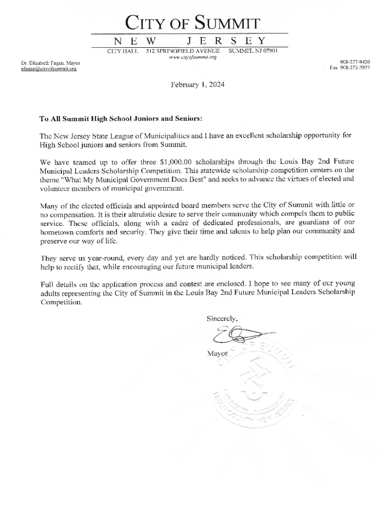 Fillable Online The Louis Bay 2nd Future Municipal Franklin