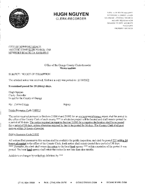 ORANGE COUNTY ARCHIVES