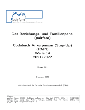 Das Beziehungs- und Familienpanel