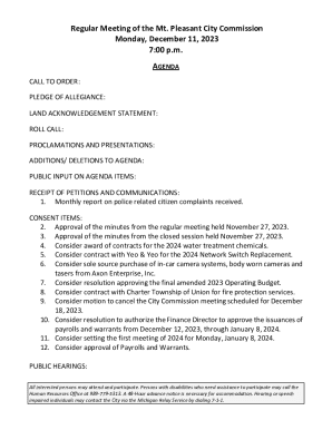 ProclamationCity of Mt.Pleasant