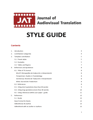 Modern Language Quarterly Style Sheet