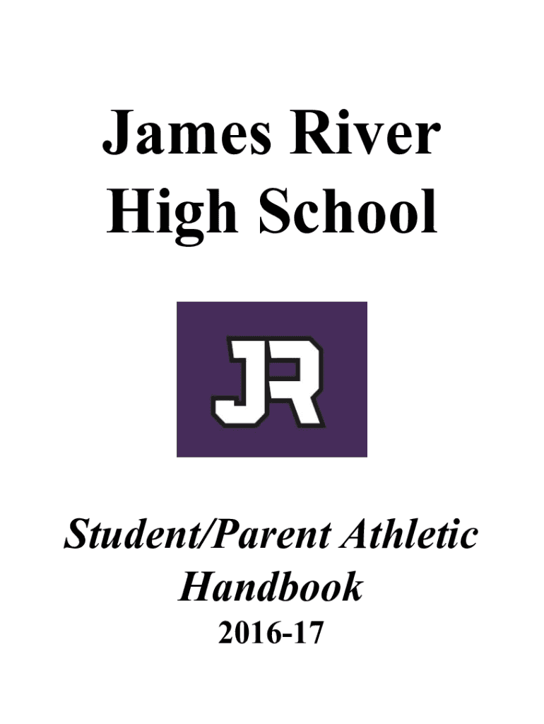 Fillable Online Forms James River High School Athletics Fax Email