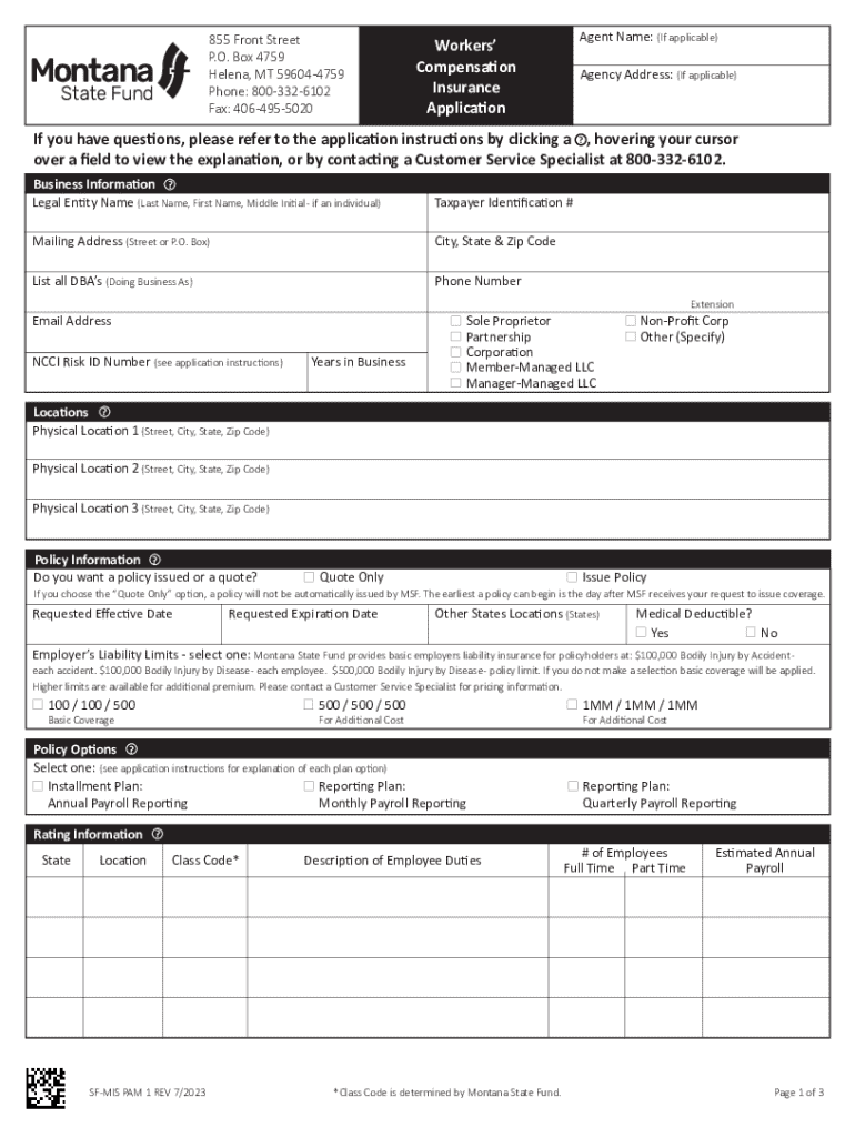 Montana Workers' Compensation Claims Process Preview on Page 1