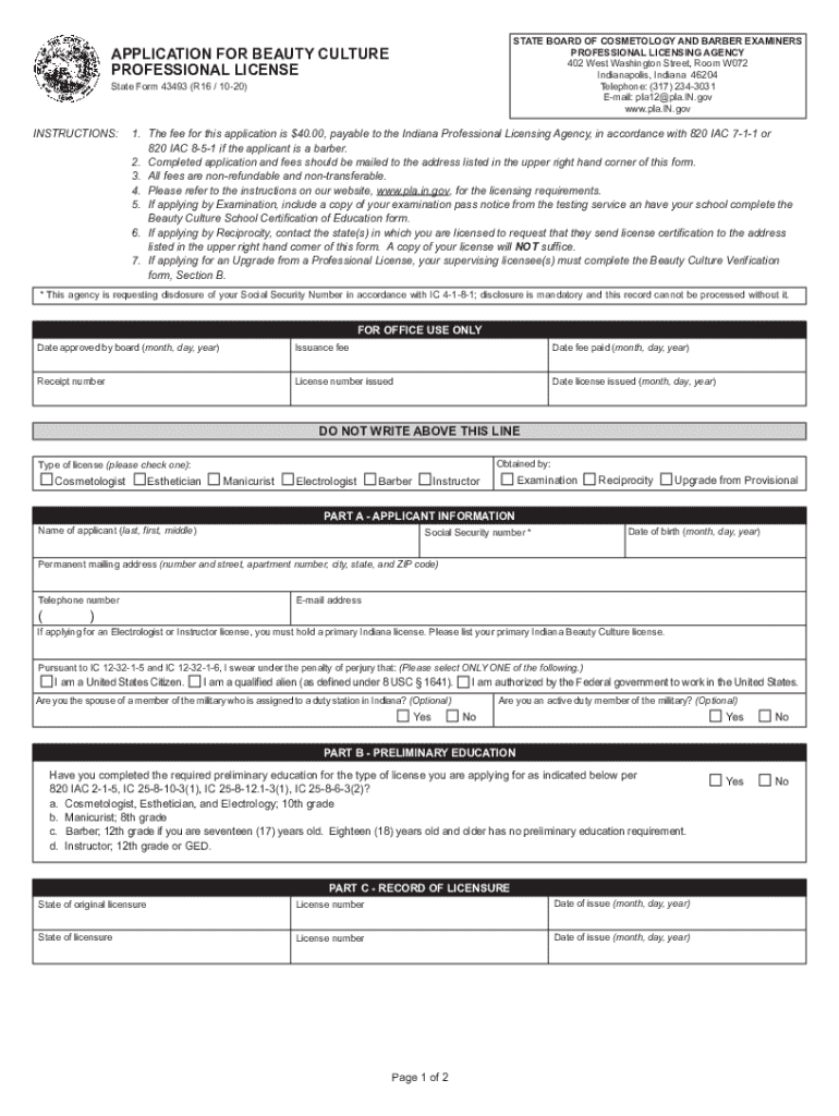 beauty culture salon license Preview on Page 1