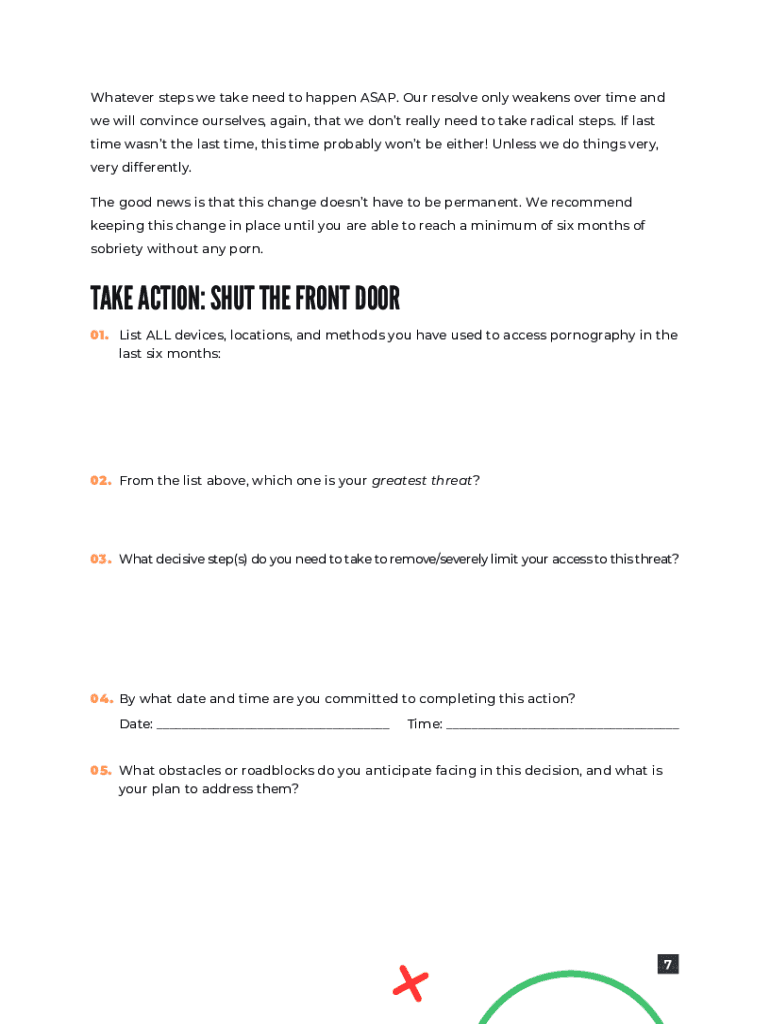 Fillable Online Pornography Addiction Cycle In 4 Steps R Pornfree Fax