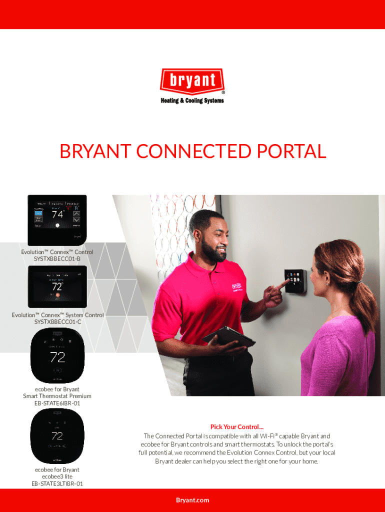 Fillable Online Bryant Tech Tips Using the Evolution Connex Control