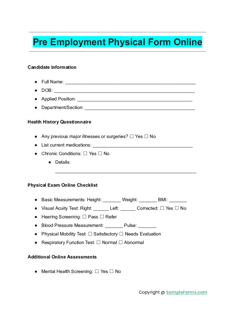 Form preview