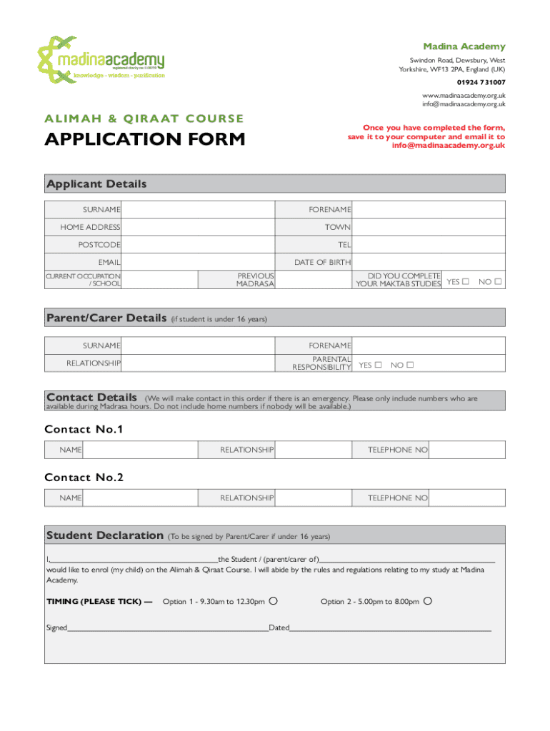 Form preview