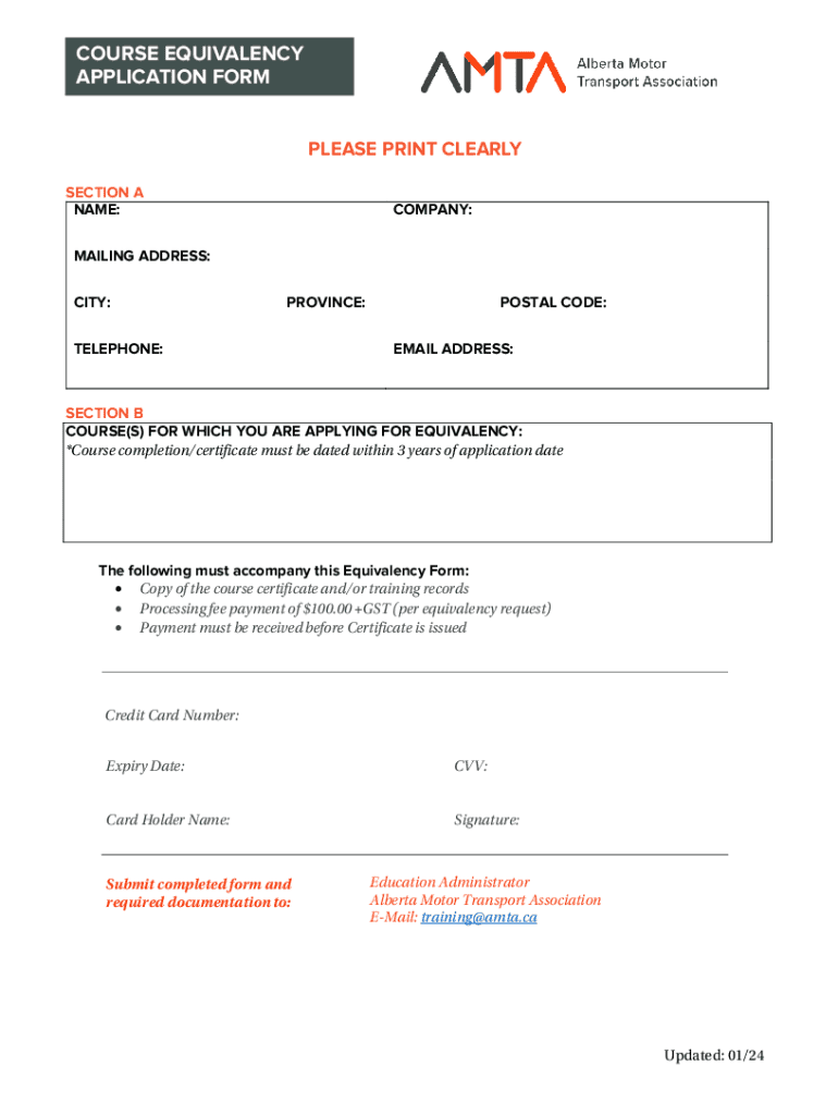 Fillable Online Study Abroad Course Equivalency Form Fax Email Print Fillable Online Study Abroad Course Equivalency Form Fax Email Print