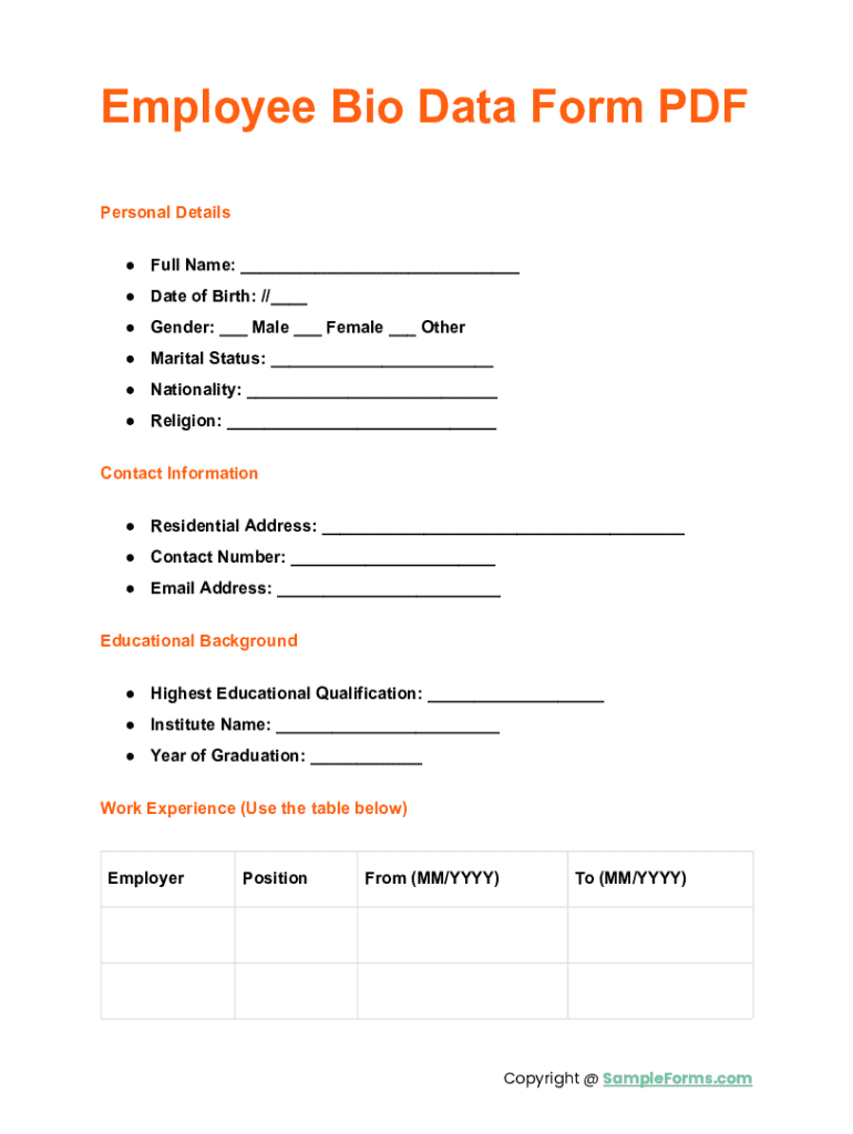 Form preview