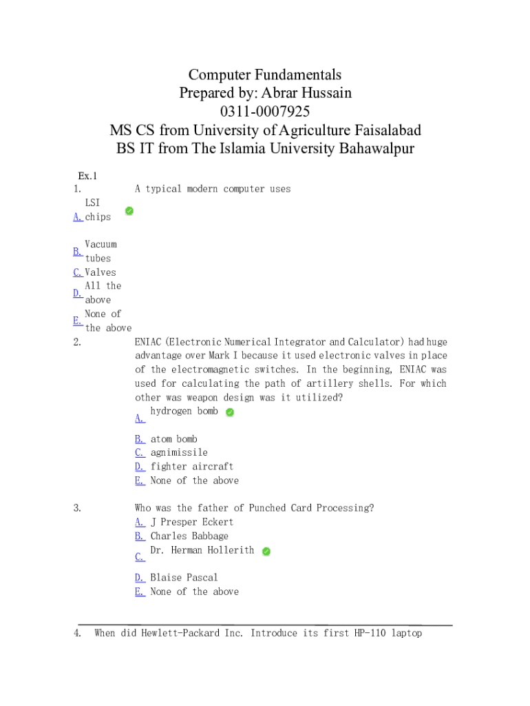 Form preview