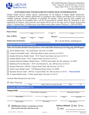 Fillable Online CURRENT Medical Records ROI Form pdf Fax Email Print Fillable Online CURRENT Medical Records ROI Form pdf Fax Email Print