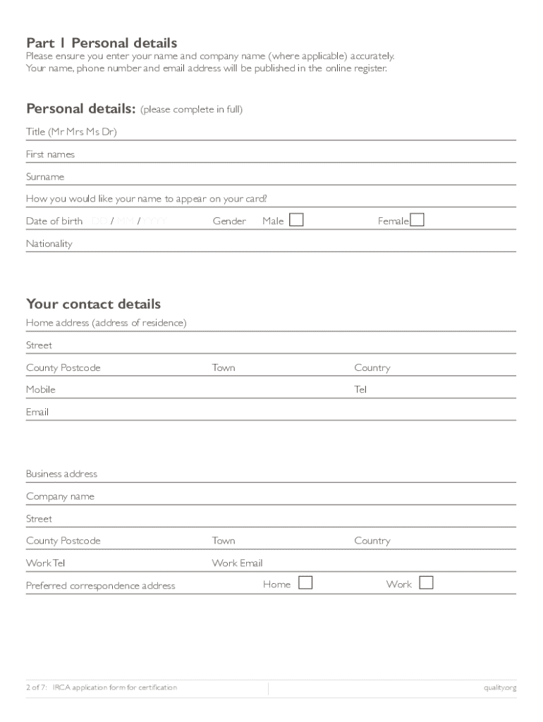 Form preview