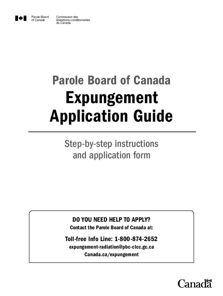 Fillable Online Parole Board of Canada How to apply for a Record