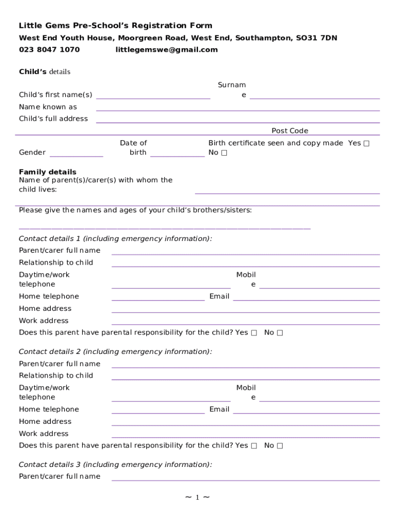 Form preview