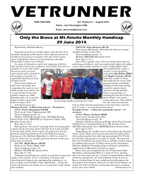 Only the Brave at Mt Ainslie Monthly Handicap 29 June 2014