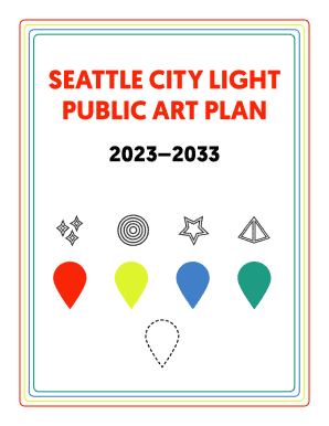 Seattle City Light Public Art Plan, 20232033