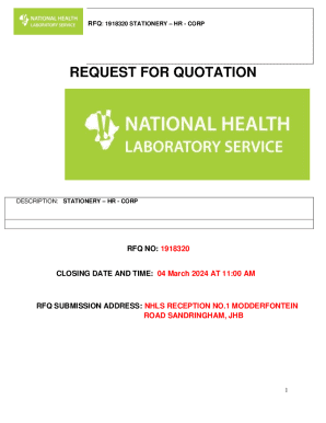 RFQ: 1918320 STATIONERY HR - CORP