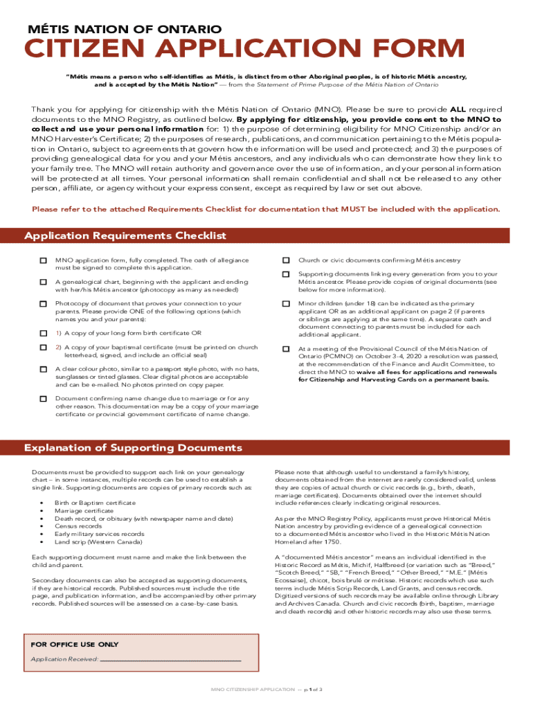 Fillable Online What does Metis mean? A look at who qualifies as
