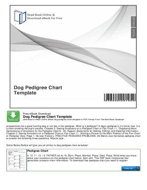Fillable Online 18 Printable Pedigree Chart Forms and Templates Fax ...