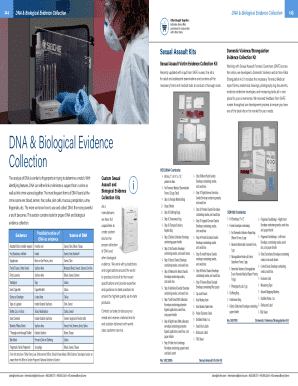 Sexual Assault Victim Evidence Collection Kit