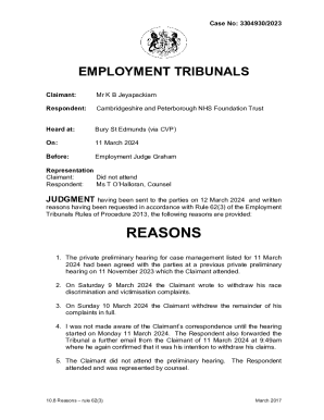 Mr K B Jeyapackiam v Cambridge and Peterborough NHS ...