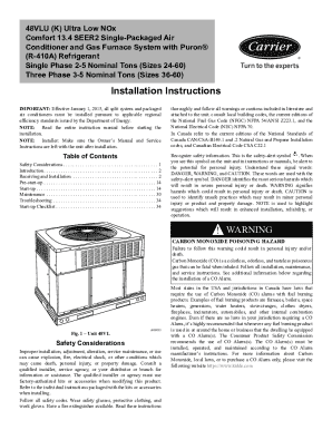 Comfort14 Packaged Gas Furnace and ... - Carrier
