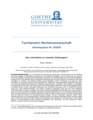 Von normativen zu smarten Ordnungen? - OPUS 4