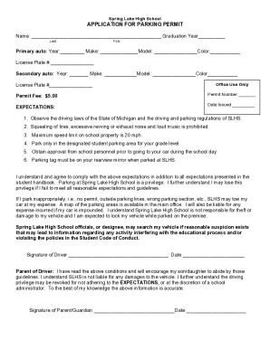 Parking pass application form II.doc