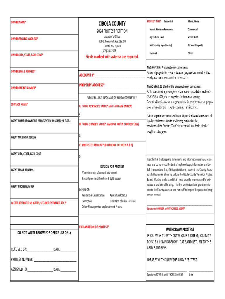Cibola County Assessor, 700 E Roosevelt Ave, Grants, NM Preview on Page 1