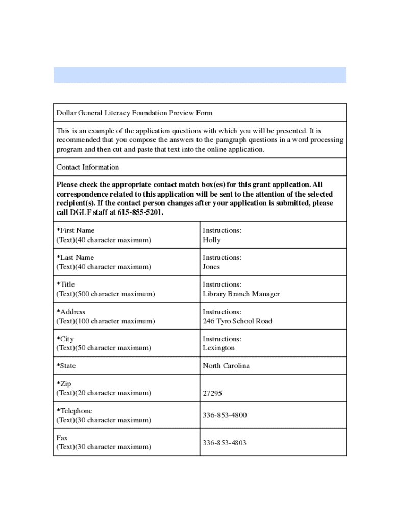Form preview