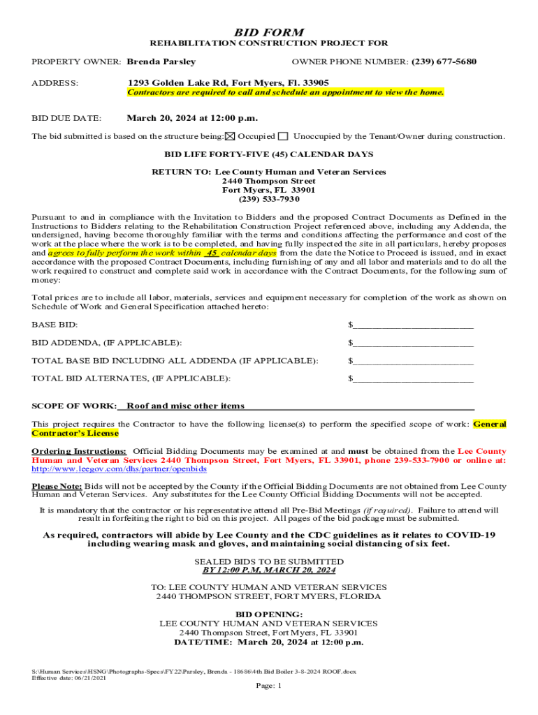 Form preview