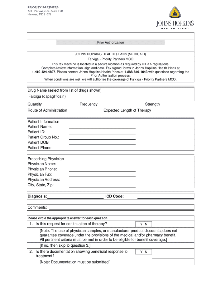 Fillable Online Pharmacy NonFormulary Exception Prior Authorization