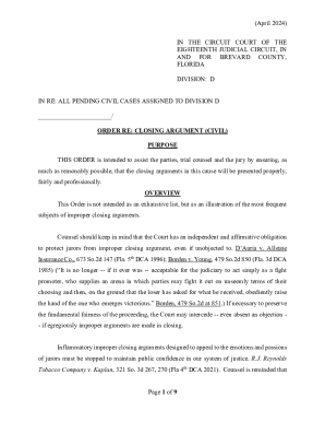 division d standing order on disclosure of protected