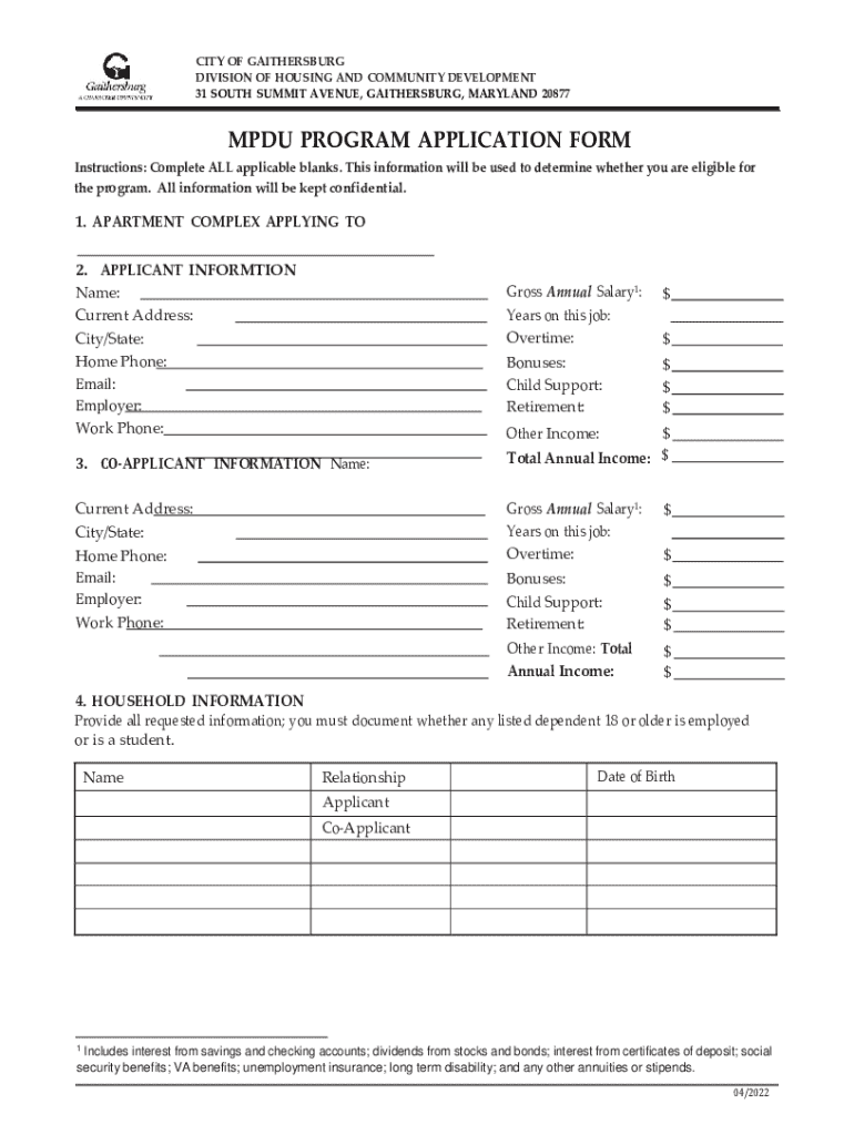 information application mpdu program Preview on Page 1