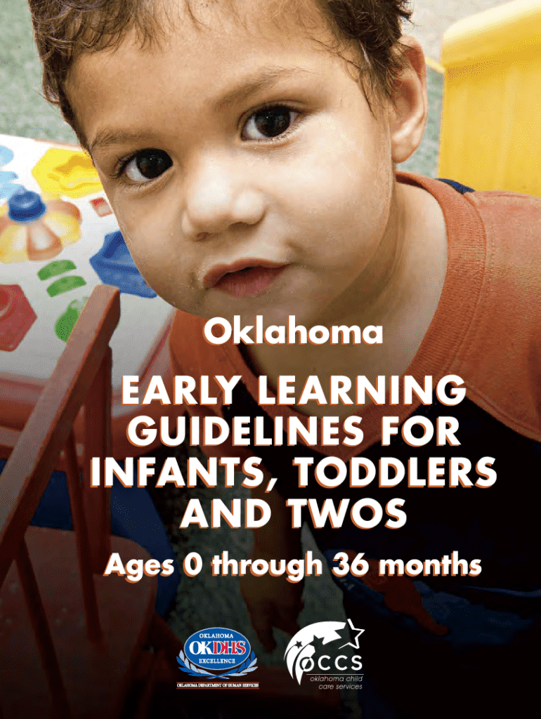 Fillable Online Oklahoma early learning guidelines for infants
