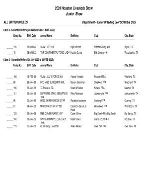 What is the Houston Rodeo's calf scramble program? ...