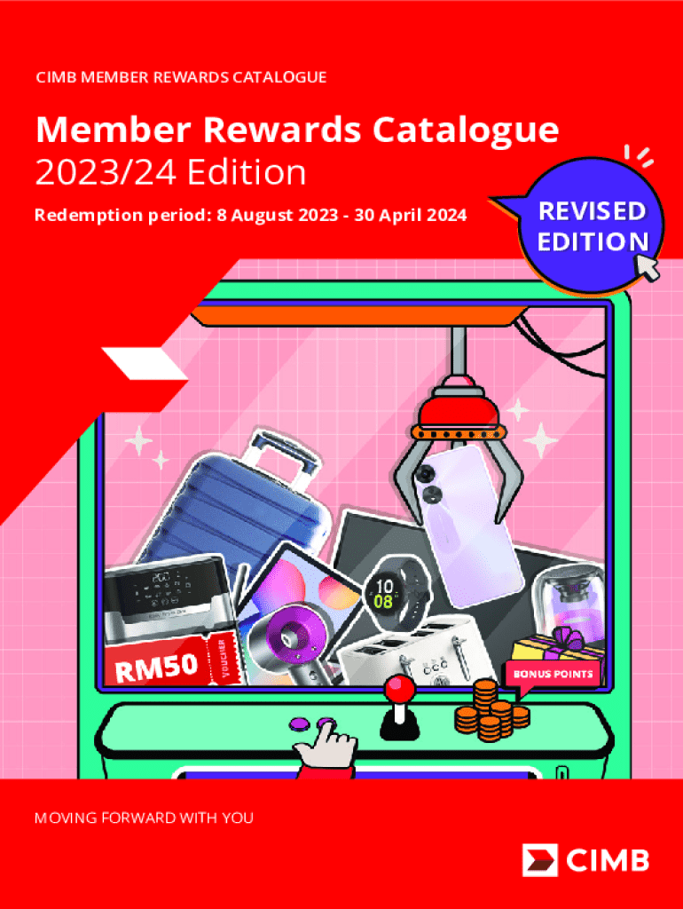Fillable Online CIMB MEMBER REWARDS CATALOGUE Redemption Fax Email