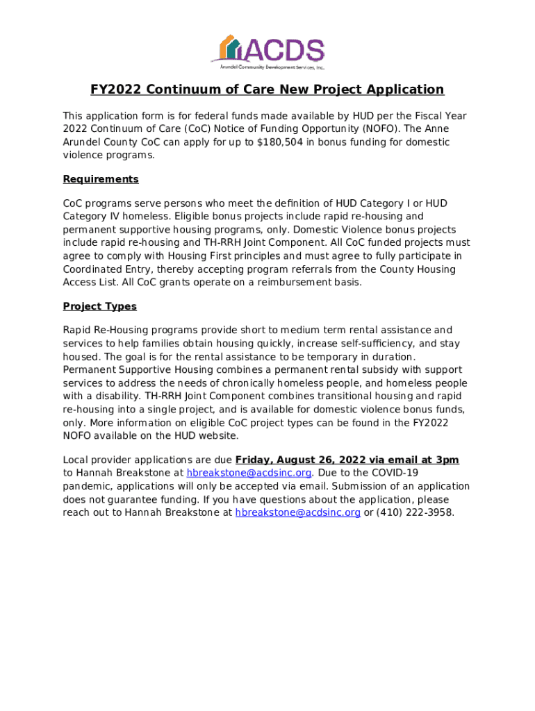 CONTINUUM OF CARE APPLICATION PDF visual data 7