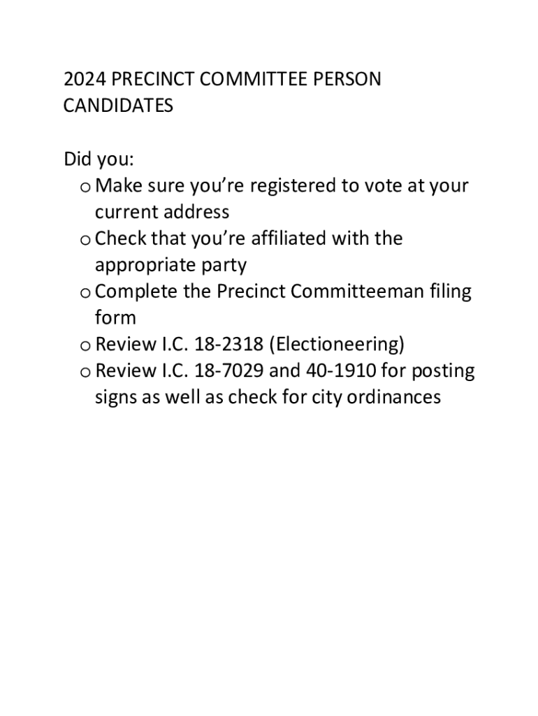 Fillable Online 94 primary by precinct Fax Email Print pdfFiller
