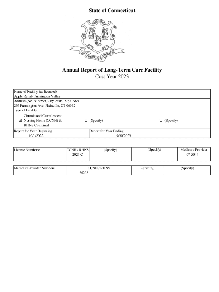 Fillable Online Nursing Home Costs in 2024 by State and Type of Care