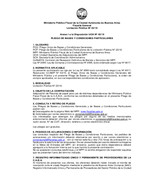 Pliego nico de bases y condiciones generales para la ...