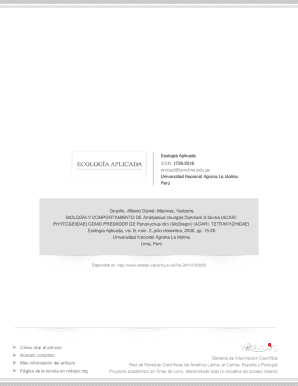 Redalyc.biologa y comportamiento de amblyseius chungas denmark &amp; muma (acari. biologa y comportamiento de amblyseius chungas denmark &amp; muma (acari